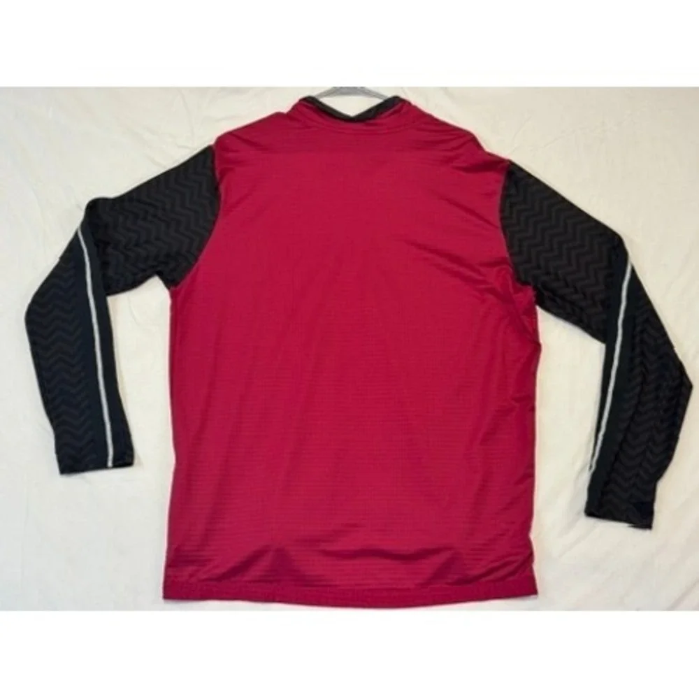 Nike Running Dri-FIT 1/2 Zip Pullover Mens XL Burgundy Black CJ5824-620